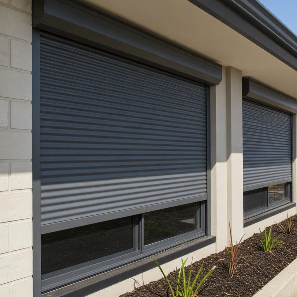 Roller shutter on a Mandurah home